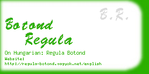 botond regula business card
